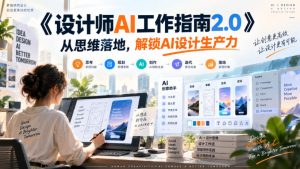 《设计师AI工作指南2.0》从思维落地-无水印,解锁AI设计生产力-KJ分享