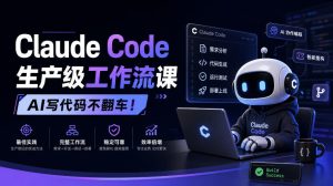Claude Code生产级工作流课，AI写代码不翻车！【原创双语字幕】-KJ分享