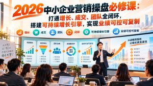 2026中小企业营销操盘必修课：打通增长、成交、团队全闭环，搭建可持续增长引擎，实现业绩可控可复制-KJ分享