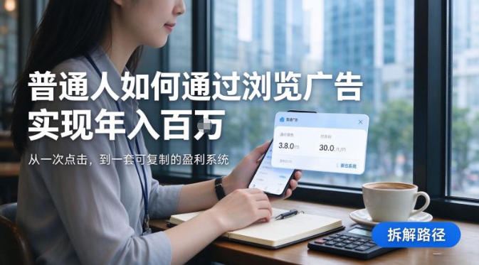 2026最新技术，24小时全自动浏览广告，全网独家项目，单台设备日入200+新手小白可快速上手，支持实地学习实地考察【揭秘】-KJ分享