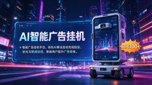 AI 智能广告挂机｜AI 自动运行，轻松托管广告任务-KJ分享
